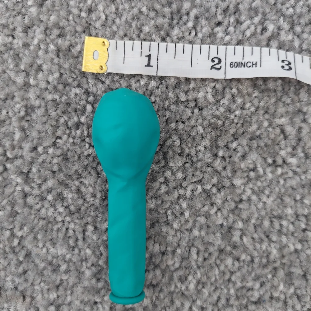 Teal Balloons assorted sizes 79 balloons comes with 2 ribbon rolls